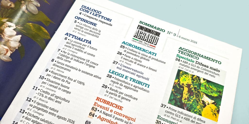 L'esperienza di lettura della rivista L'Informatore Agrario