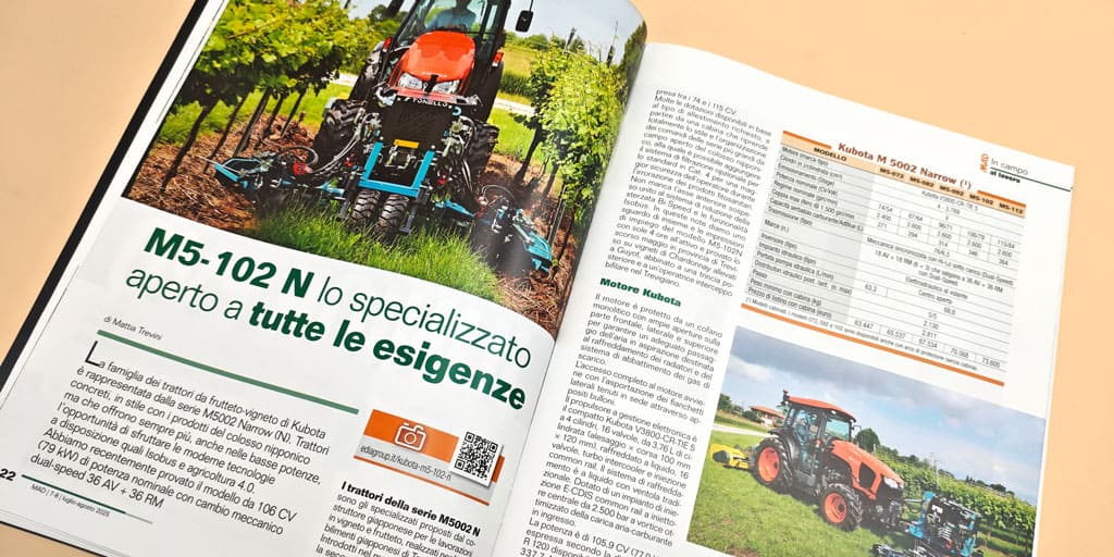 MAD Macchine Agricole Domani impaginazione moderna per la meccanica sempre in evoluzione